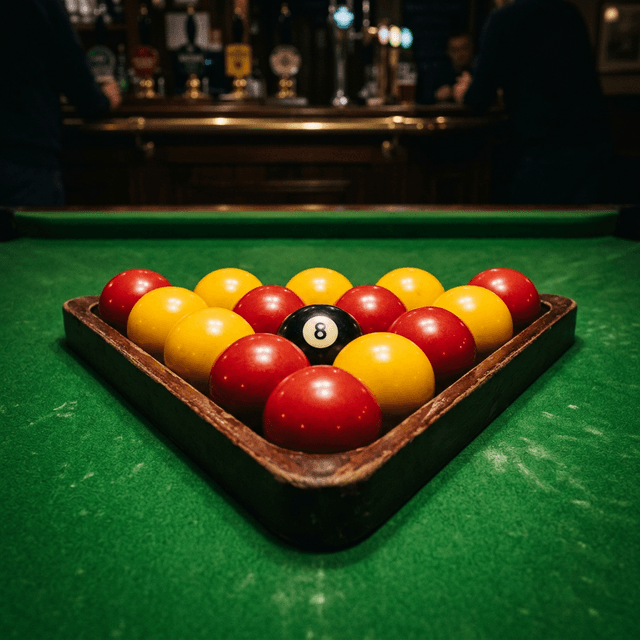 Professional pool ball racking